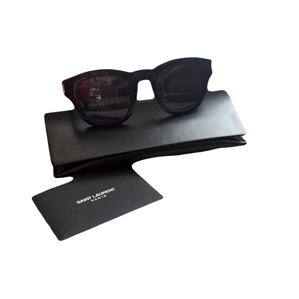 Saint Laurent Black Sunglasses with Case
